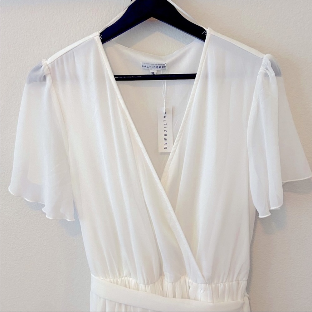 Womens XL Baltic Born Maxi Dress with side slit.